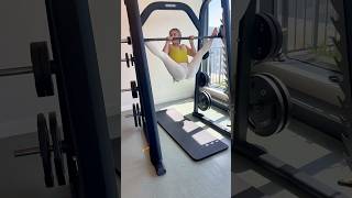 How to NOT use a smith machine yogagirl flexibility stretching [upl. by Lindie180]