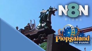 Plopsaland De Panne De Draak offride 2015 [upl. by Ayerdna]