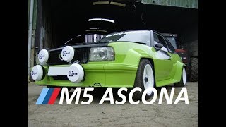 E34 M5 Powered Opel Ascona Drift Car [upl. by Aitnwahs]