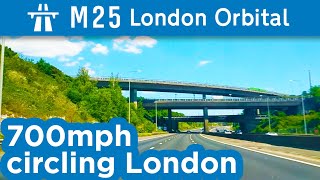 The entire M25 London Orbital in 10 minutes [upl. by Erasmo]