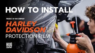 How To Install Harley Davidson Paint Protection Film Product By Hug Sticker [upl. by Stormy829]