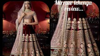 Mirraw Lehenga Reviewwedding specialmirraw haulmirraw reviewonline shoppingbest mirraw lehenga [upl. by Furtek]