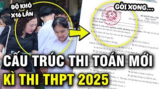 Đề minh họa cấu trúc môn Toán thi tốt nghiệp THPT từ năm 2025 xuất hiện hình thức trắc nghiệm mới [upl. by God45]