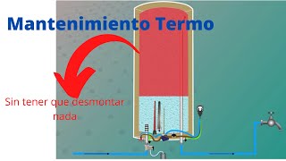 Mantenimiento Termo Eléctrico SIN DESMONTAR NADA [upl. by Clorinda316]