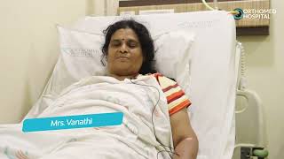 Miraculous Recovery from Knee Injury Mrs Vanathas Success Story at Orthomed Hospital [upl. by Acissehc]