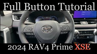 Ultimate 2024 RAV4 Prime XSE Button Guide [upl. by Kinata]