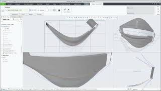 IACACADDEMIA PTC Creo ISDX Interactive Surface Design Extension [upl. by Yraht548]