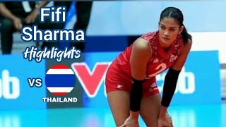 Fifi Sharma Highlights vs Thailand Leg 1  SEA VLeague 2024 [upl. by Layney]