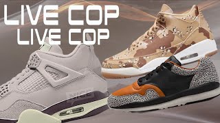 LIVE COP SNKRS APP DROPS amp YEEZY UNBOXING [upl. by Sullecram771]