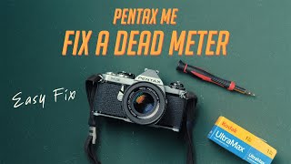 Meter Repair  Pentax ME [upl. by Imefulo32]