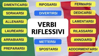 VERBI RIFLESSIVI IN ITALIANO ITALIANO PER PRINCIPIANTI ITALIAN FOR BEGINNERS [upl. by Iyre]