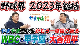 山本昌＆山﨑武司 プロ野球 やまやま話「野球界 2023年 総括」 [upl. by Oravla]