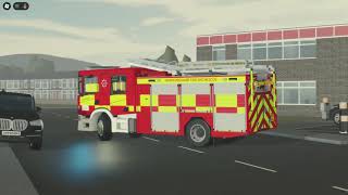 Hertfordshire Rickmansworth Pump Turnout  BFRS Roblox [upl. by Oicram]