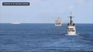 Philippine US French navies conduct maritime drills under Balikatan 2024 [upl. by Anit962]