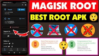 MAGISK Root Your Android Phone 🔥 Best Rooting Apk 2024  Without Pc Kingroot Mtkeasysu Github 😲 [upl. by Nolrac]