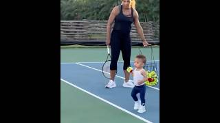 Serena Williams Gets Youngest Daughter Adira Ohanian Ready For Wimbledon 🎾 [upl. by Socem]