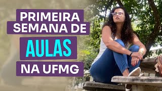 Primeira semana de AULAS na UFMG [upl. by Nanfa499]