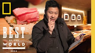 Eat the Top 15 Most MindBlowing Sushi with Lucas Sin in Tokyos Best Omakase  Best of the World [upl. by Rettke]