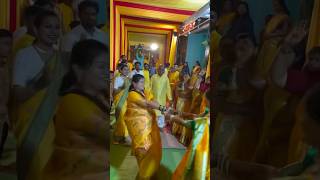 poojarushi poojadeshmane rushikeshdevray wedding haldivibes dance fugdi 💛 [upl. by Craner]