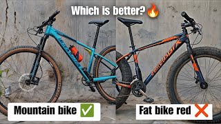 🔥Mtb vs fat bike  Which one should you buy [upl. by Allveta]