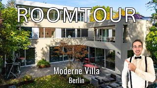 Moderne Villa in BerlinNikolassee  ≈55 Mio €  Unreal Estate Roomtour [upl. by Ahsilef]