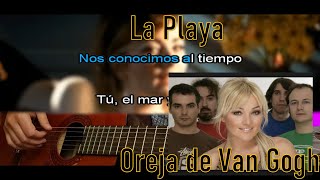 La playa  Karaoke  La Oreja de Van Gogh [upl. by Virgilio71]