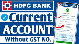 HDFC current account opening 2024  hdfc current account  hdfc current account opening online 2024 [upl. by Cheyney54]