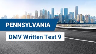 2024 Pennsylvania DMV Written Test 9 [upl. by Amasa587]