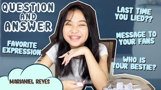 QUESTION AND ANSWER  First Vlog  Marianiel Reyes [upl. by Anoiek]