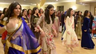 Mock Shaadi 2017 Bride Side vs Groom Side Dance [upl. by Yrakaz231]