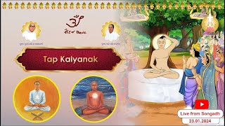 Tap Kalyanak Day  Part 1  Panchkalyanak Pratishtha Mahotsav Songadh  23 Jan 2024 [upl. by Adanar]