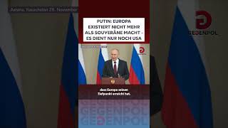 gegenpol shorts putin europa eu usa vasall eurasien politik geopolitik news youtube [upl. by Chad]