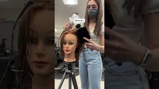 cosmetology school VS salon hairstylists beautyschool hairschool beforeandafter [upl. by Roobbie]