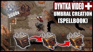 Spellbook dla widzów  Umbral Creation  3600x Cluster of Solace  Tibia  Dyntka Video [upl. by Aeikan]