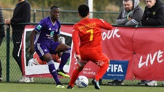 U21 Cup  AFC Tubize 00 RSCA [upl. by Yelahs]