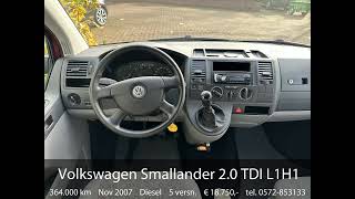 Volkswagen Smallander 20 TDI L1H1 5 Zitplaatsen [upl. by Marney]