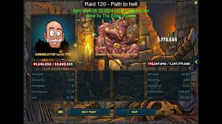 Shakes amp Fidget  Raid 120  Path to hell [upl. by Irahk]