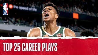 Giannis Antetokounmpos Top 25 Career Plays [upl. by Genna558]