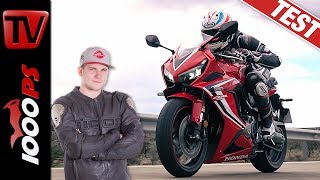 Honda CBR650R 2019 Test  wie sportlich ist die neue CBR Vergleich mit der CBR600RR [upl. by Pozzy]