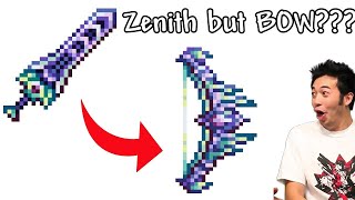 Terraria Zenith but BOW Zenith Items Mod Review [upl. by Quinn992]