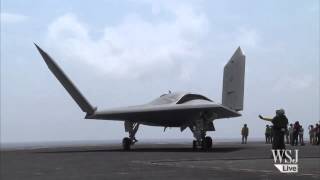 US Navy Shows Off Its Unmanned Fighter Jet [upl. by Ibor]