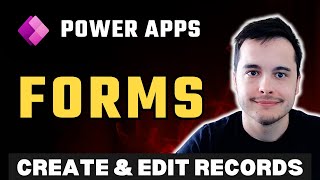 Power Apps Forms Create Edit and Customize Fields in Your App [upl. by Paulita]