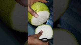 Cutting the pomelo pummelo jambura jambura fruit pomelo jambura fruitcutting fruit fruits [upl. by Reis]