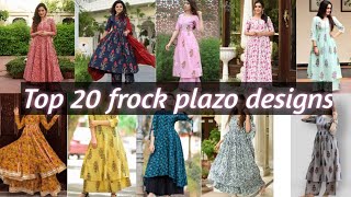 Latest Frock Plazo Design For Girls 🥰  viral frockplazo [upl. by Nina]