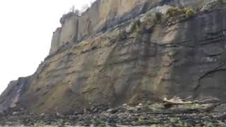 Cliff fall at Shanklin prompts emergency service search [upl. by Ransome]