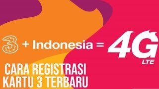 Cara Registrasi Kartu 3Three Terbaruuu [upl. by Margaret21]