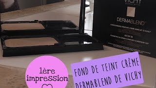 1 ère impression fond de teint DERMABLEND de VICHY [upl. by Galer]