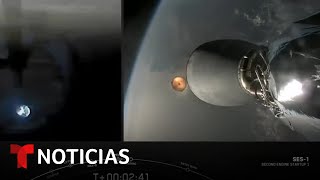 Satélites de Starlink son lanzados al espacio pero se presentan fallas  Noticias Telemundo [upl. by Gollin]