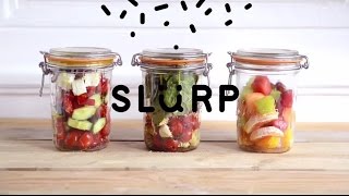 3 recettes de salades en bocaux by SLURP [upl. by Manvel]