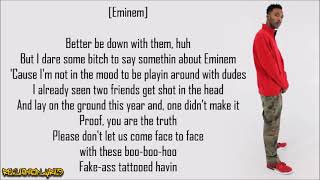 Cahis  Pistol Poppin ft Eminem Lyrics [upl. by Shelah284]